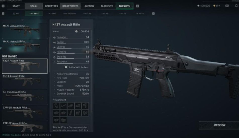 imageFusil d'Assaut K437